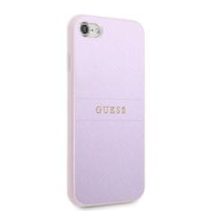 Guess Kryt Guess GUHCI8PSASBPU Apple iPhone SE 2022/SE 2020/8/7 hardcase purple Saffiano Hot Stamp & Metal Logo