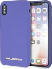 Karl Lagerfeld Kryt Karl Lagerfeld KLHCPXSLVOG Apple iPhone XS/X hardcase violet Silicone