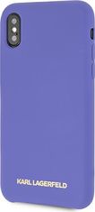 Karl Lagerfeld Kryt Karl Lagerfeld KLHCPXSLVOG Apple iPhone XS/X hardcase violet Silicone