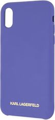 Karl Lagerfeld Kryt Karl Lagerfeld KLHCPXSLVOG Apple iPhone XS/X hardcase violet Silicone