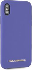 Karl Lagerfeld Kryt Karl Lagerfeld KLHCPXSLVOG Apple iPhone XS/X hardcase violet Silicone