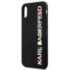 Karl Lagerfeld Kryt Karl Lagerfeld KLHCPXBHWHBK Apple iPhone XS/X hardcase black Glossy Bauhaus