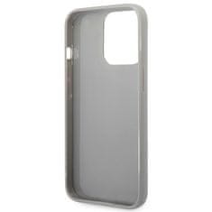 Karl Lagerfeld KLHCP14LLGMMSV3 hard silikonové pouzdro iPhone 14 PRO 6.1" silver Monogram Iridescent