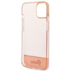 Guess GUHCP14SHGCOP hard silikonové pouzdro iPhone 14 6.1" pink Translucent