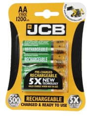 HJ  Baterie AA/HR6 1200mAh JCB RTU 4ks (blistr)