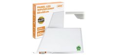 Berge LED panel 60x60 - 60W - 4400lm - 4000k - neutrální barva - zapuštěná bílá