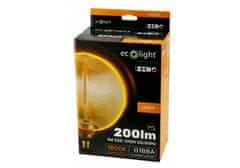 Eco light Dekorativní LED žárovka E27 4W 200lm G188 Amber Retro - řada ZERO