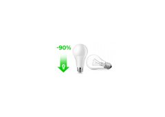 ECOLIGHT LED žárovka - E27 - 15W - 1350Lm - neutrální bílá 4000K Eco Light 230V