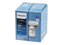 Philips LED žárovka Philips GU10 - 4W - 350 Lm 36° - neutrální bílá - CorePro Premium