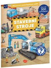 Grooters Můj první samolepkový sešit – STAVEBNÍ STROJE