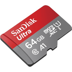 SanDisk Ultra microSDXC 64 GB + SD Adapter 140 MB/s A1 Class 10 UHS-I