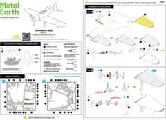 Metal Earth 3D puzzle Mitsubishi Zero (barevný)