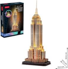 CubicFun Svítící 3D puzzle Noční edice: Empire State Building 37 dílků