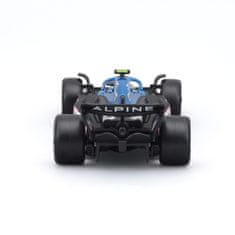 Bburago 1:43 RACE Formula F1 - BWT Alpine F1 Team A523 (2023) #10 (Pierre Gasly) - with dr