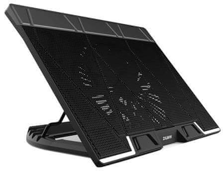 Zalman chladič notebooku ZM-NS3000 pro notebooky do 17" naklápěcí USB Hub USB černý