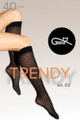 Gatta Dámské podkolenky TRENDYLINE KNEE SOCKS 40 - 02 nero UNI