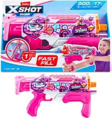 ZURU Vodní pistole X-Shot Skins Fast Fill růžová