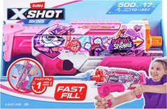 ZURU Vodní pistole X-Shot Skins Fast Fill růžová