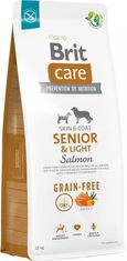 Brit Care Dog Grain-free Senior and Light - salmon and potato, 12kg