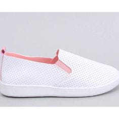 Tenisová obuv Jousse slip-on WHITE/PINK - Inello velikost 38