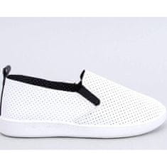 Tenisová obuv Jousse slip-on WHITE/BLACK - Inello velikost 39