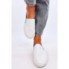 Tenisová obuv Jousse slip-on WHITE/BLUE - Inello velikost 40