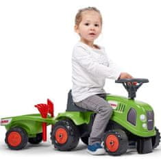 LEBULA FALK Traktor Baby Claas Green s přívěsem + příslušenství od 1 roku