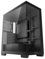 DEEPCOOL skříň CG580 / ATX / 2xUSB 3.0 / panoramatická / tvrzené sklo / černá