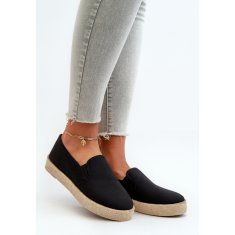 Espadrilky Model 24TX02-7698 Black velikost 40