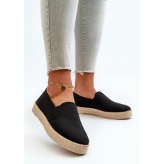 Espadrilky Model 24TX02-7698 Black velikost 40