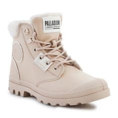 Palladium Pampa Hi Snow Warm béžové boty velikost 41