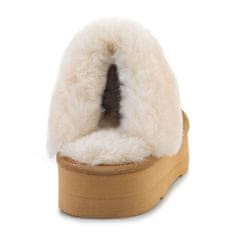 BEARPAW Dámské pantofle Retro Loki Beige velikost 39