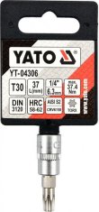 YATO Hlavice s bitem TORX 1/4" T30 YATO - YT-04306