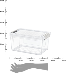 Dekorstyle Úložný box SOMETHING 5000 ml čirý