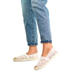 Espadrilky Model XY2832-2W White velikost 40