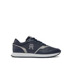 Tommy Hilfiger Boty tmavomodré 45 EU Th Runner Evo