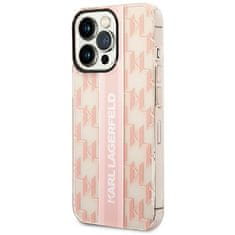 Karl Lagerfeld Kryt Karl Lagerfeld KLHCP14LHKLSPCP Apple iPhone 14 Pro hardcase pink Mono Vertical Stripe