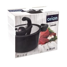 Orion Hrnec GRANDE nízkotlaký průměr 26 cm skleněná poklice 113156