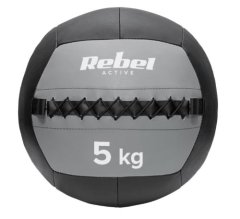 Rebel RBA-3107-5 ACTIVE Medicinbal na cvičení 5 kg černý