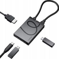 ULANZI HUB Rozbočovač 4v1 USB TYPE-C na 1x HDMI 4K 3x USB-C PD3.0 10Gbps Ulanzi