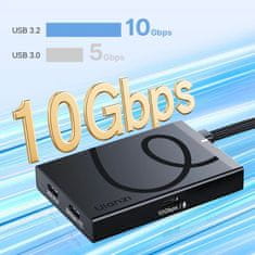 ULANZI HUB Rozbočovač 4v1 USB TYPE-C na 1x HDMI 4K 3x USB-C PD3.0 10Gbps Ulanzi