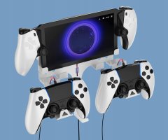 JYS Nástěnný držák na zeď Věšák pro Sony PlayStation PS Portal + Příslušenství