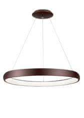 Nova Luce Nova Luce LED závěsné svítidlo Albi ve dvou velikostech a třech barvách - pr. 610 x 60 x 1140 mm, 50 W, 3000 K, stmívatelné, bílé NV 8105601 D