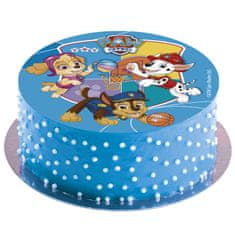 Dekora Fondánový papír paw patrol basketbal 15,5cm 