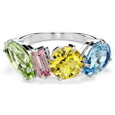 Swarovski Prsten s barevnými krystaly Gema 570894 (Obvod 52 mm)