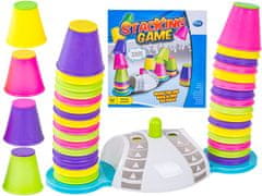 shumee Vzdělávací arkádová hra "Stacking Game", Postav věž, Puzzle, Barevné poháry