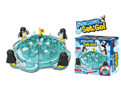 shumee Rodinná arkádová hra, desková hra PENGUIN FOOTLEY, Fotbal "Penguins, Set, Go!"