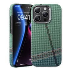 Benks Zadní kryt PassionGreen Kevlar 600D pro iPhone 16 Pro