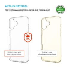 FIXED TPU gelový kryt ReStory AntiUV pro Apple iPhone 16 Plus, čirý (FIXSTRE-1401)