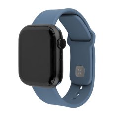 FIXED Set silikonových řemínků Silicone Sporty Strap pro Apple Watch 42/44/45/46mm, zelenomodrý FIXSST2-434-GREBL